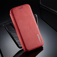 錦灝 iPhone8 Plus手機(jī)套磁吸翻蓋插卡支架功能蘋果6s/7保護(hù)殼商務(wù)簡(jiǎn)約男女皮套全包防摔 5.5英寸蘋果7/8 Plus 翻蓋插卡【紅色】