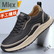 MLEX俄羅斯飛行員男鞋圣力馬鞋男士登山鞋2025新款休閑板鞋子 黑色 44