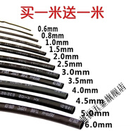 維諾亞熱縮管黑色絕緣防水耐高溫0.8/1/1.5/2.0/3mm-12 2.0mm 10米