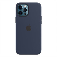 蘋果12promax原裝手機(jī)殼液態(tài)硅膠保護(hù)套iphone12pro全包 深海軍藍(lán)色磁吸+動(dòng)畫 iPhone12ProMax