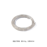 馬登福叔美式復古925純銀防空哨子可吹響工裝吊墜口哨項鏈男潮流百搭 圓盒子鏈