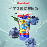 寶兒德（Paul dent）德國(guó)進(jìn)口兒童低泡牙膏1-6歲含氟防蛀牙膏 50ML 藍(lán)莓味