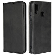 iCoverCase 華為榮耀10青春版手機(jī)殼保護(hù)套全包防摔皮套男女款  小牛紋強(qiáng)磁【非真皮】黑色+送鋼化膜+數(shù)據(jù)線