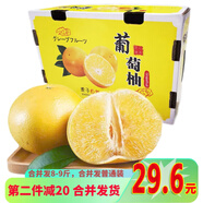 思卓（SIZHUO）黃金葡萄柚 爆汁葡萄柚禮盒 純甜不酸整箱5斤新鮮水果時(shí)令西柚子