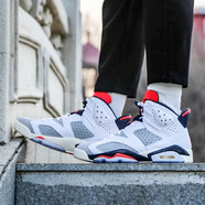耐克（NIKE）男女鞋Air Jordan  AJ6  運動鞋情侶款籃球鞋 384664-384665-104 手稿  38