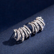 Qlady 大牌設計感耳釘女韓版氣質(zhì)簡(jiǎn)約時(shí)尚耳環(huán)銀耳飾個(gè)性女高級感韓國氣質(zhì)網(wǎng)紅925銀針耳扣 白金色