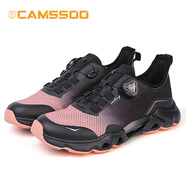 美駱世家（CAMSSOO）夏季溯溪鞋女男士透氣防滑耐磨舒適戶外休閑運(yùn)動速干涉水鞋洞洞鞋 5572黑粉 37