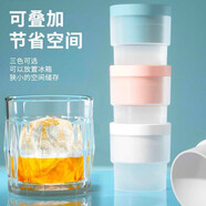 Jidaocook冰塊模具制冰盒球形冰模威士忌冰球制冰器冰格大冰塊球 冰藍色【1個(gè)】 【硅膠易脫?！看筇柋?
                                         title=