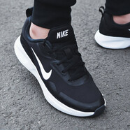 耐克（NIKE）官方艦店男鞋夏季新款運(yùn)動鞋舒適休閑鞋網(wǎng)面透氣輕便緩震跑步鞋 CT1729-001/輕盈舒適/黑白 42