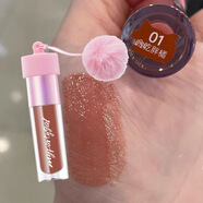 MY PARTY GAL喵絨絨水光潤唇蜜/牛仔水感唇釉輕薄顯色保濕滋潤 喵絨絨水光唇蜜-01貪吃胖橘