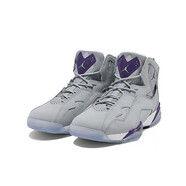 耐克（NIKE）男女鞋Air  Jordan 7 AJ7喬7代火星人馬文巴塞羅那山貓籃球運動(dòng)鞋 342964-343795-051  灰色 38.5