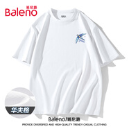 班尼路（Baleno）夏季短袖男女款潮牌定制卡通貓百搭上衣t恤運動(dòng)寬松五分袖衣服