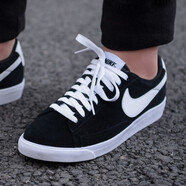 耐克（NIKE）男鞋新款男子運動(dòng)休閑鞋帆布鞋麂皮板鞋 低幫blazer開(kāi)拓者  538402-004 44.5