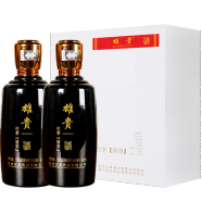 雄貴優享 醬香型白酒 貴州茅臺鎮漢臺酒業53度坤沙純糧食酒高度白酒 53度 1000mL 2瓶