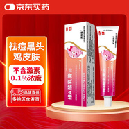 良福 維A酸乳膏0.1%*15g維a酸去黑頭粉刺閉口黑色素雞皮膚青春痘痤瘡祛痘膏消炎痘印軟膏欽膏
