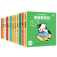 洞洞書(shū)0-3歲嬰幼兒撕不爛早教中英雙語(yǔ)啟蒙洞洞書(shū) 親子互動(dòng)益智玩具游戲書(shū)0-1-3歲： 寶貝的奇妙洞洞書(shū)全12冊