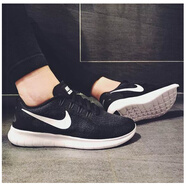 耐克nike 春夏季新款 FREE RN 赤足系列 男子運動鞋 跑步鞋 880840-001 36
