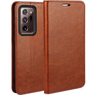 iCoverCase 三星note20Ultra手機殼galaxynote20保護套全包防摔皮套 三星note20Ultra棕色
