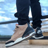 耐克（NIKE）男鞋春款A(yù)ir Jordan 3 Retro AJ3潮鞋阿凡達籃球鞋 AV6683-200 卡其 41