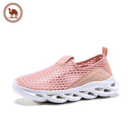 駱駝牌休閑鞋女網(wǎng)面透氣輕便運(yùn)動(dòng)健步鞋W01303562淺粉40