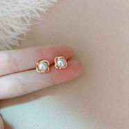 范米粒仿珍珠耳釘女復古法式優(yōu)雅氣質(zhì)高級感耳釘白領(lǐng)通勤百搭小眾耳飾潮 ED1481