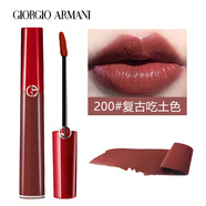 阿瑪尼（ARMANI）唇釉紅管口紅唇釉絲絨啞光紅管唇膏唇蜜400#503#405#唇膏唇彩禮物 紅管200#紅棕色