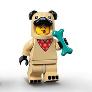 樂高（LEGO）71029人仔抽抽樂第21季 含一個人仔大小4cm左右 剪口袋 5號 小狗服飾人
