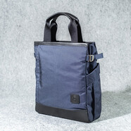 LEWHISPER LIFESTYLE都市通勤系列Cordura尼龍小號商務(wù)豎款托特包手提單肩斜挎13英寸 經(jīng)典都市藍 小號32*27*10cm