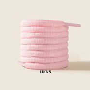 HKNS適配耐克喬丹aj噴泡鞋繩男女繩帶半圓運動(dòng)籃球鞋帶繩圓形橢圓鞋帶 粉紅丨一雙裝 120cm