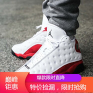 耐克（NIKE）男女鞋新款 AIR JORDAN AJ13高幫芝加哥運動鞋實戰(zhàn)籃球鞋 414571-414574-122 白紅 43