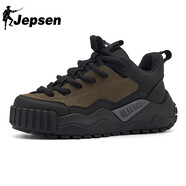 吉普森吉普森秋冬加絨戶(hù)外男鞋復古厚底老爹鞋休閑鞋潮牌登山鞋男H3131 H3131卡其 38