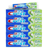 佳潔士（CREST）牙膏清涼薄荷香草本水晶/鹽白優(yōu)惠裝 組合批發(fā) 草本水晶 140g*5支 佳潔士