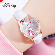 迪士尼（Disney）女童手表兒童女孩小學(xué)生中學(xué)生初中生只看時(shí)間草莓熊小孩6-12歲