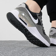 耐克（NIKE）男鞋夏季新款運動鞋AIR MAX 90氣墊緩震透氣跑步鞋復(fù)古休閑鞋 DM9537-002/AIR MAX氣墊/灰黑 41