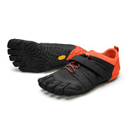 Vibram五指鞋赤足鞋深蹲舉重硬拉健身鞋綜合運(yùn)動(dòng)訓(xùn)練跑步鞋五趾鞋VTRAIN 黑色/橘色 42