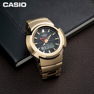 卡西歐（CASIO）G-SHOCK AWM-500時尚運動防水男表石英手表 七夕禮物 awm-500gd-9apr