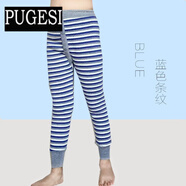 秋冬兒童保暖褲加絨青少年高彈加肥大碼打底褲女男童絨褲加厚棉褲 男童藍條紋 75 建議110-120cm