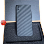 cance1凱夫拉纖維手機殼iPhoneX/Xs Max/XR碳纖維適用蘋果SE2手機保護套7/8p XR 黑啞【全包】 按鍵不包