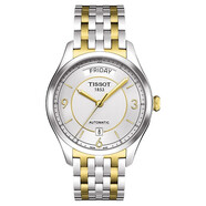 天梭（TISSOT）瑞士手表 唯意系列時尚自動機械表雙日歷鋼帶防水男士休閑腕表 間金鋼帶T038.430.22.037.00
