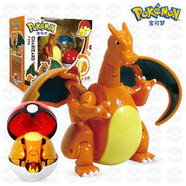 愛豆貓寶精靈可夢球Pokemon神奇數(shù)碼寵物小精靈變形男孩六一兒童節(jié)禮物 噴火龍【精靈球】