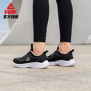 匹克（PEAK）跑步鞋女鞋運(yùn)動(dòng)鞋休閑健身鞋女 黑色/大白 35
