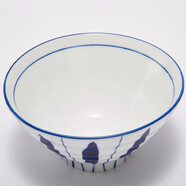 NITORI宜得利家居 日式餐具飯碗雙耳碗圓碟茶杯方形碗太十草 5.7英寸飯碗  204-F3