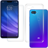 拓蒙 適用于小米8青春版/MI8lite透明手機(jī)殼高清防摔防滑防指紋全包保護(hù)硅膠軟殼男女軟薄后蓋套 小米8青春版/MI8lite 全包防摔透明軟殼【單殼】