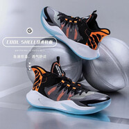 李寧（LI-NING）暴風(fēng)籃球鞋男鞋夏季新款透氣閃能3低幫實戰(zhàn)球鞋耐磨運(yùn)動鞋 黑/色 40