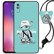 倍思力 適用小米紅米Redmi 9A手機(jī)殼M2006C3LC保護(hù)套全包磨砂防摔卡通男女情侶軟殼 神奇寶貝 紅米9A