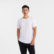 迪卡儂（DECATHLON）短袖速干衣T恤男上衣運動(dòng)透氣半袖寬松訓練健身跑步FICM 白色 4XL (歐碼版型,建議拍小一碼)