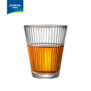 樂唯詩 玻璃杯家用牛奶杯果汁杯高顏值水杯簡約茶杯飲料杯子 豎紋杯- 220ml 1只