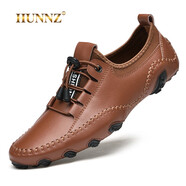 HUNNZ品牌輕奢高爾夫球鞋男鞋戶外防側(cè)滑Golf高爾夫運動鞋男2024新款 棕色 41