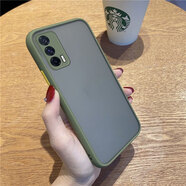 米奈索 vivo iQOO Neo5手機(jī)殼V2055A保護(hù)套液態(tài)鏡頭全包防摔男女款磨砂硅膠外殼 iqooneo5【膚感】軍綠色