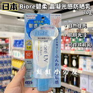 香港購日本水感保濕防曬霜清爽身體凝露大容量防紫外線 70.2g 提亮款-白軟管